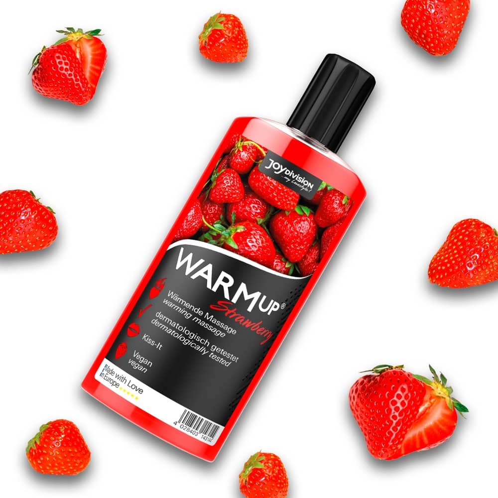 Huile de massage chauffante WARMup Strawberry 150ml — JOY Division