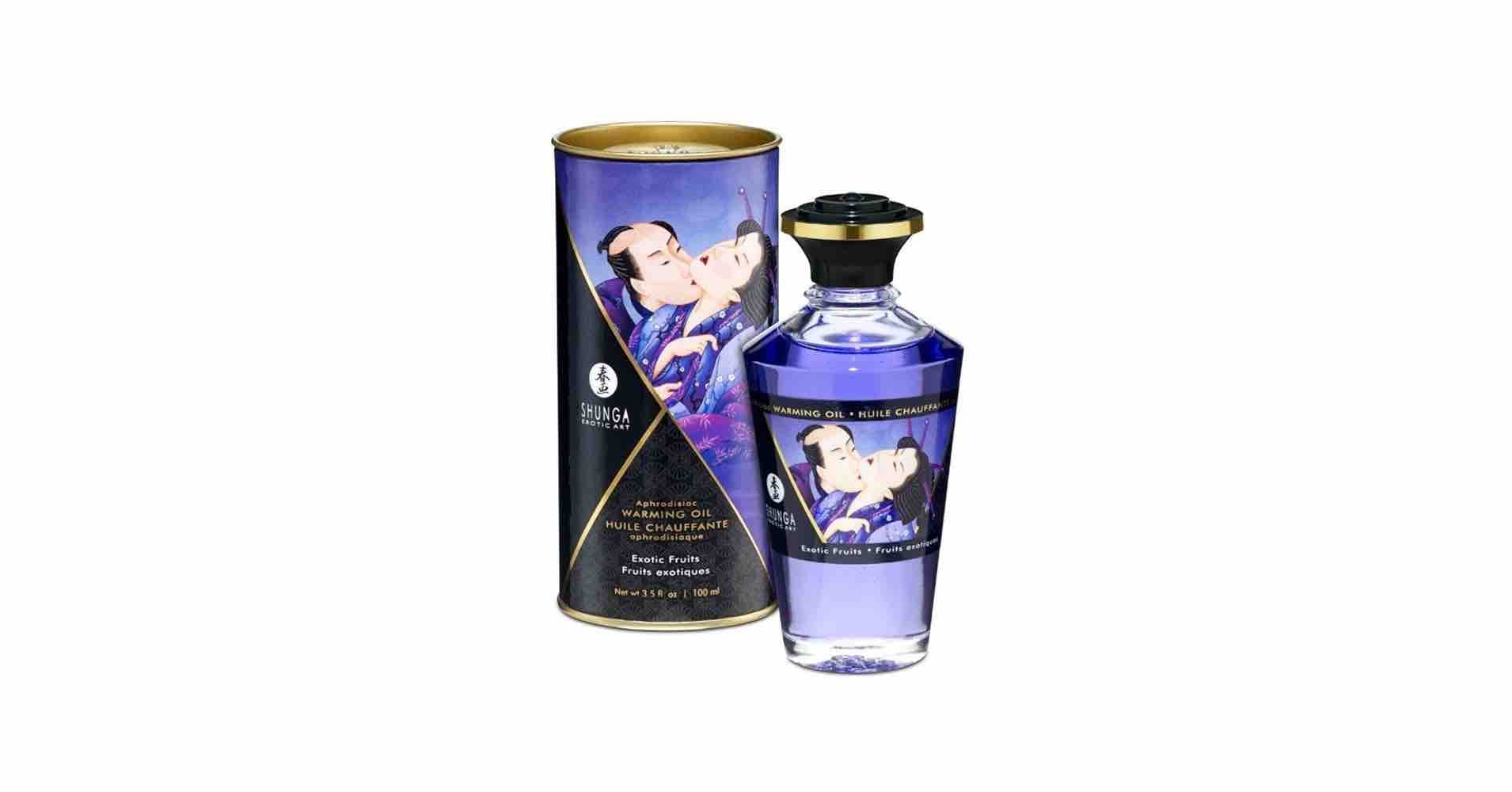 Huile de Massage Chauffante Aphrodisiaque Exotic fruits