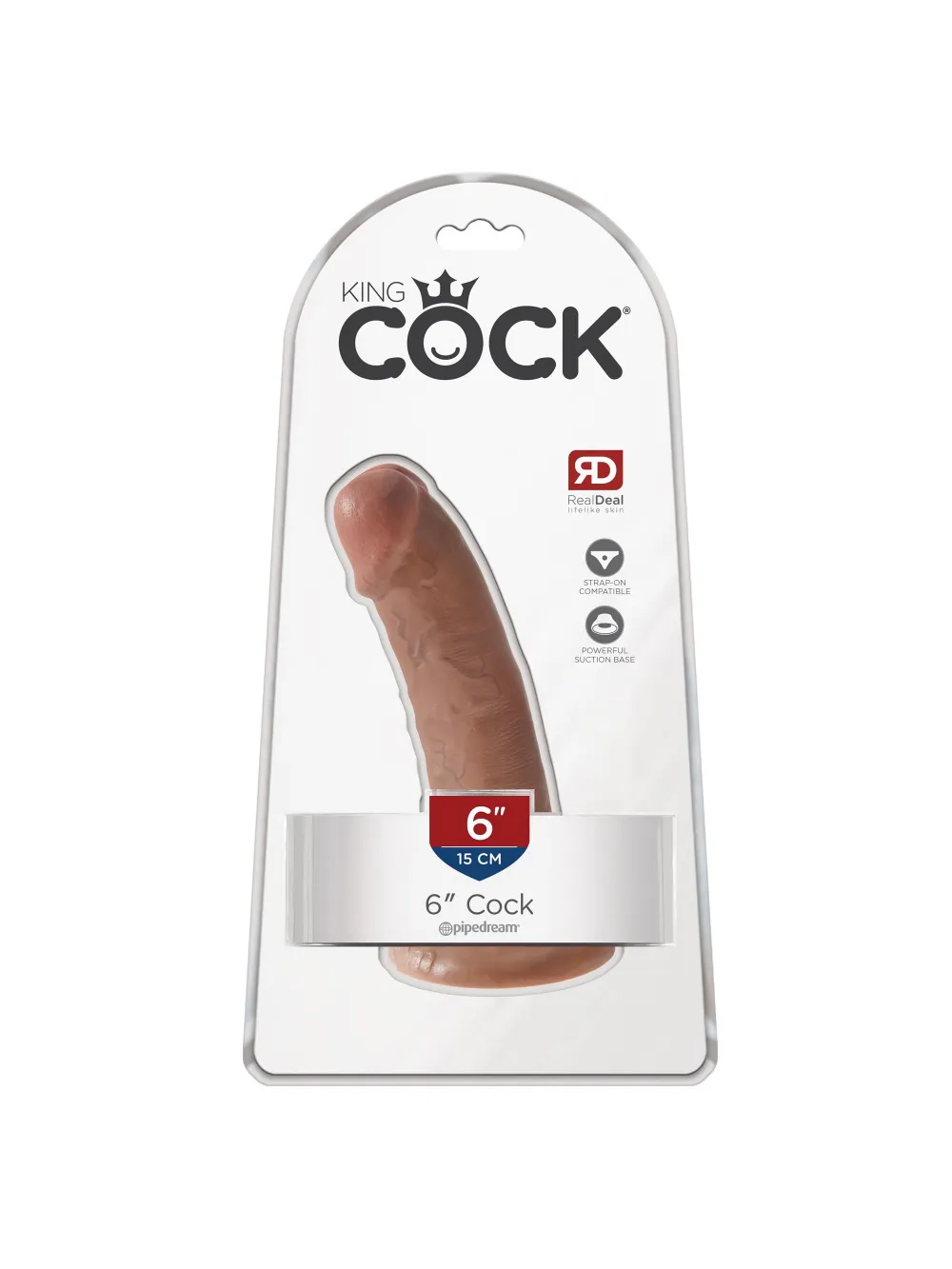 Gode ventouse 17cm King Cock