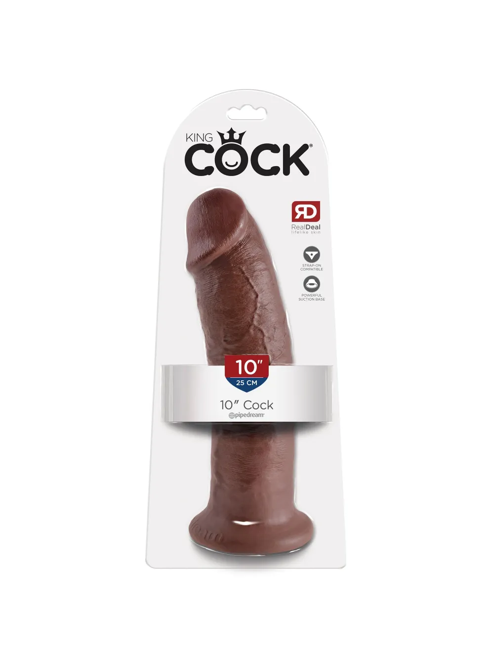 Gode ventouse réaliste 25,4cm King Cock
