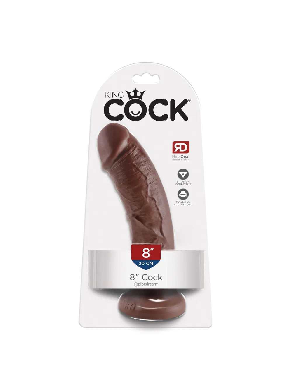 Gode ventouse 21,5cm King Cock