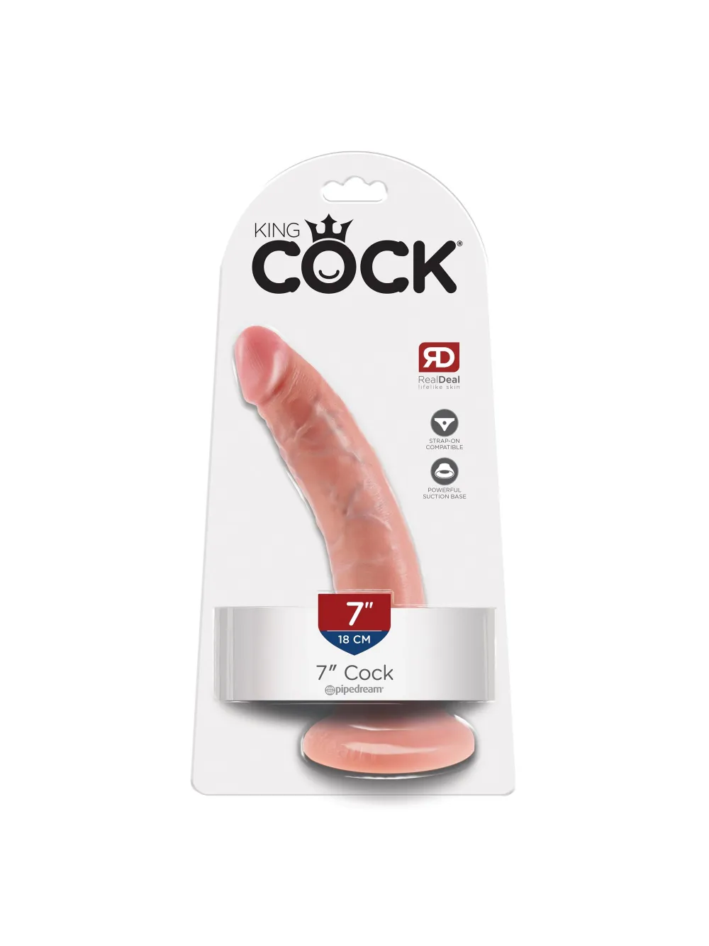 Gode ventouse 20,5cm King Cock