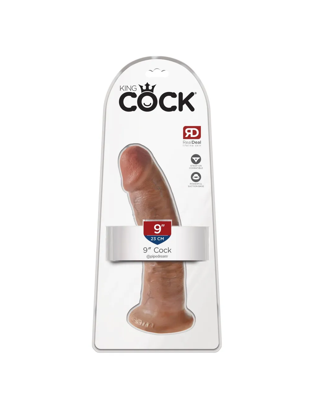 Gode ventouse 22,9cm King Cock