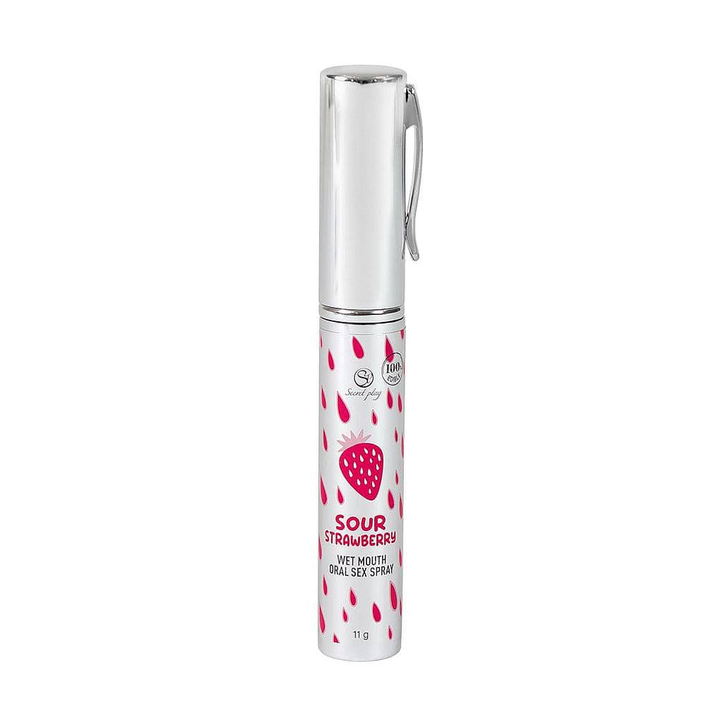 Spray Buccal Secret play - spray sexe oral à la fraise acidulée