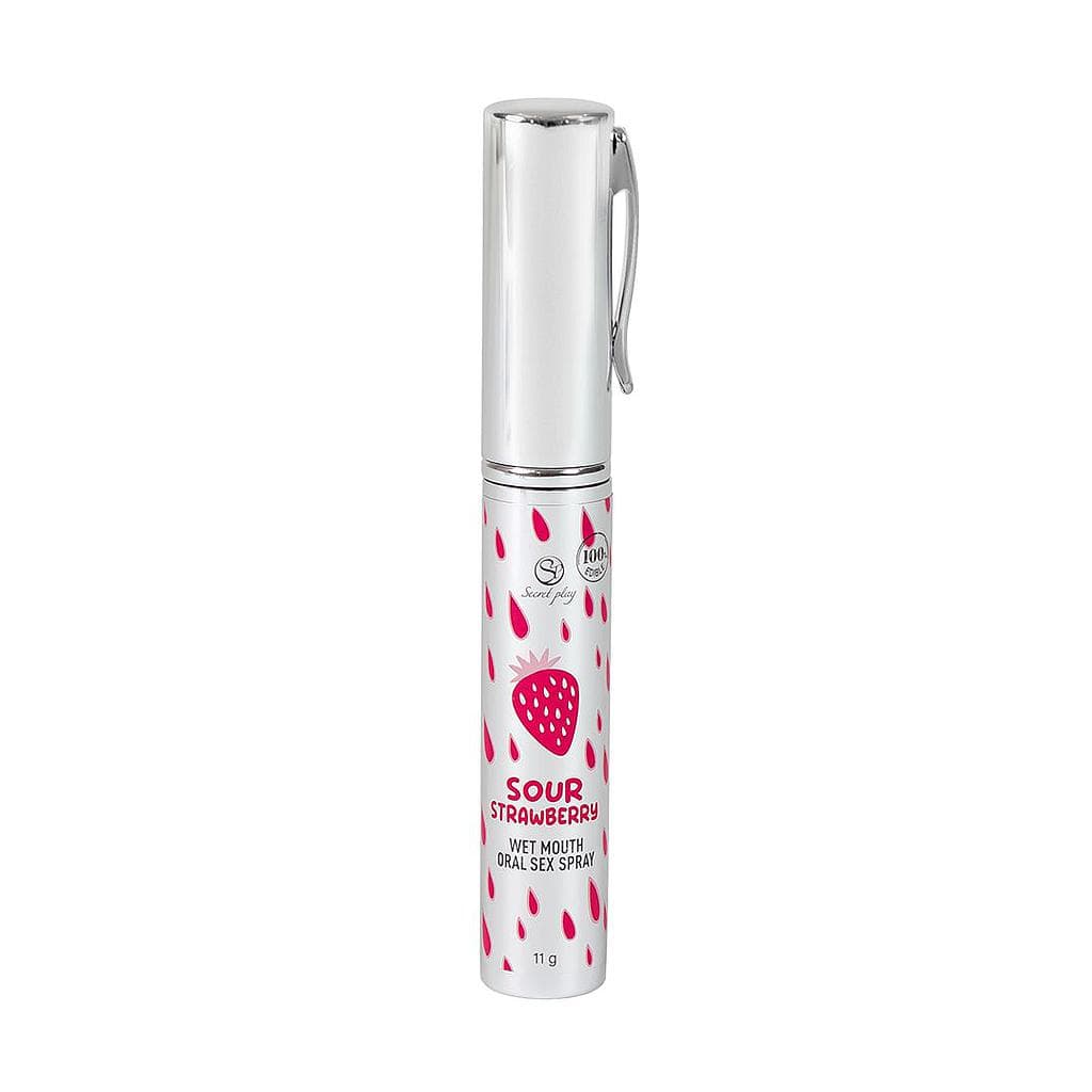 Spary Buccal Secret play - spray sexe oral à la fraise acidulée