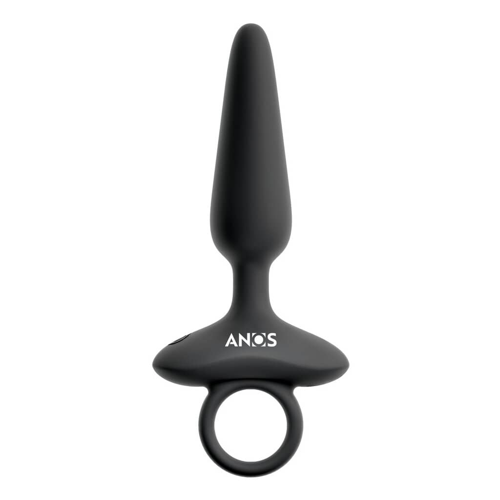 Plug Anal Vibrant avec anneau de maintien Anos