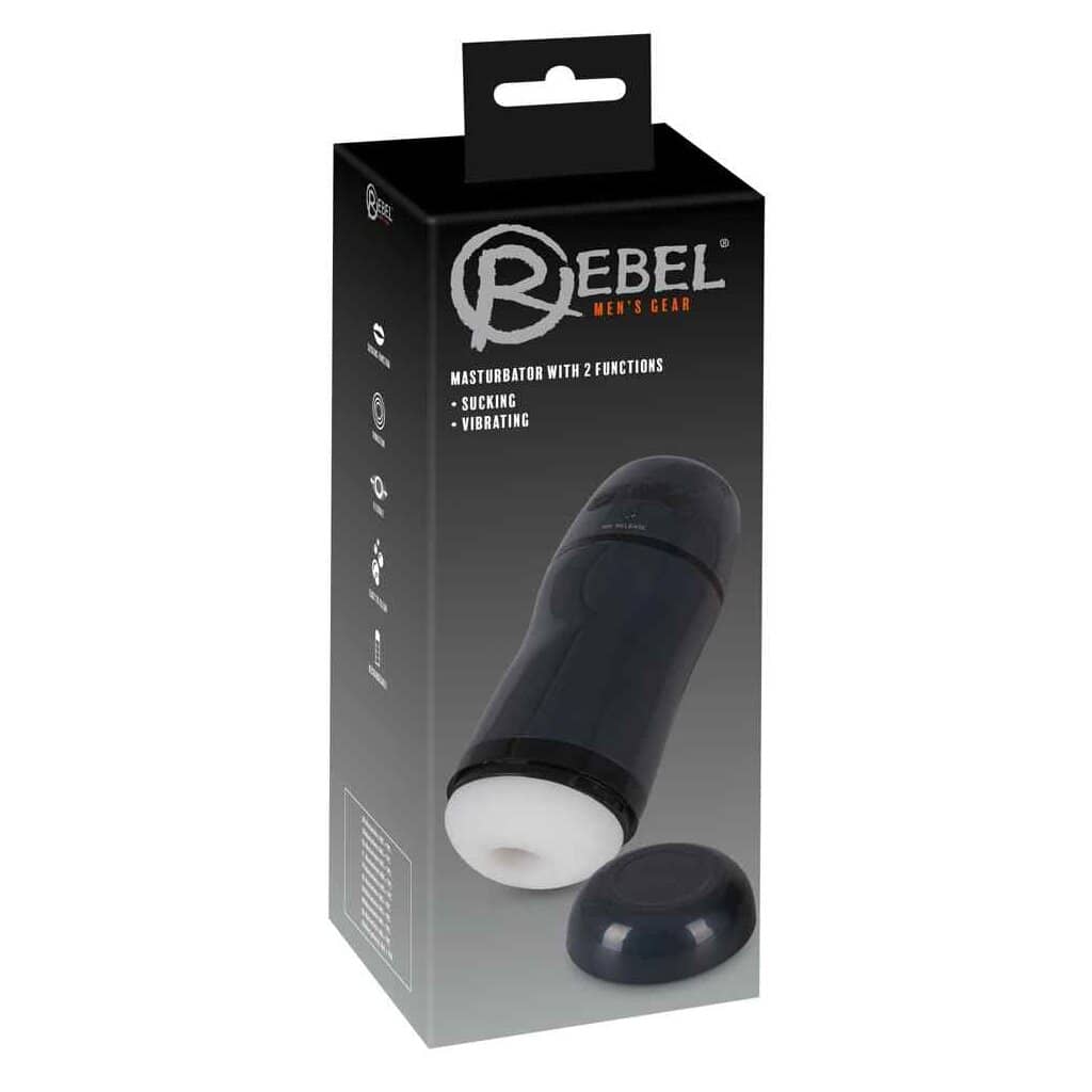 Masturbateur Automatique avec 2 Fonctions noir — Rebel
