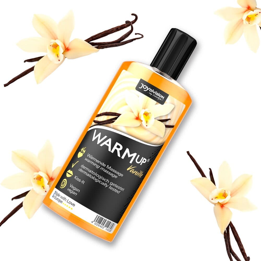 Huile de massage chauffante WARMup vanille 150 ml