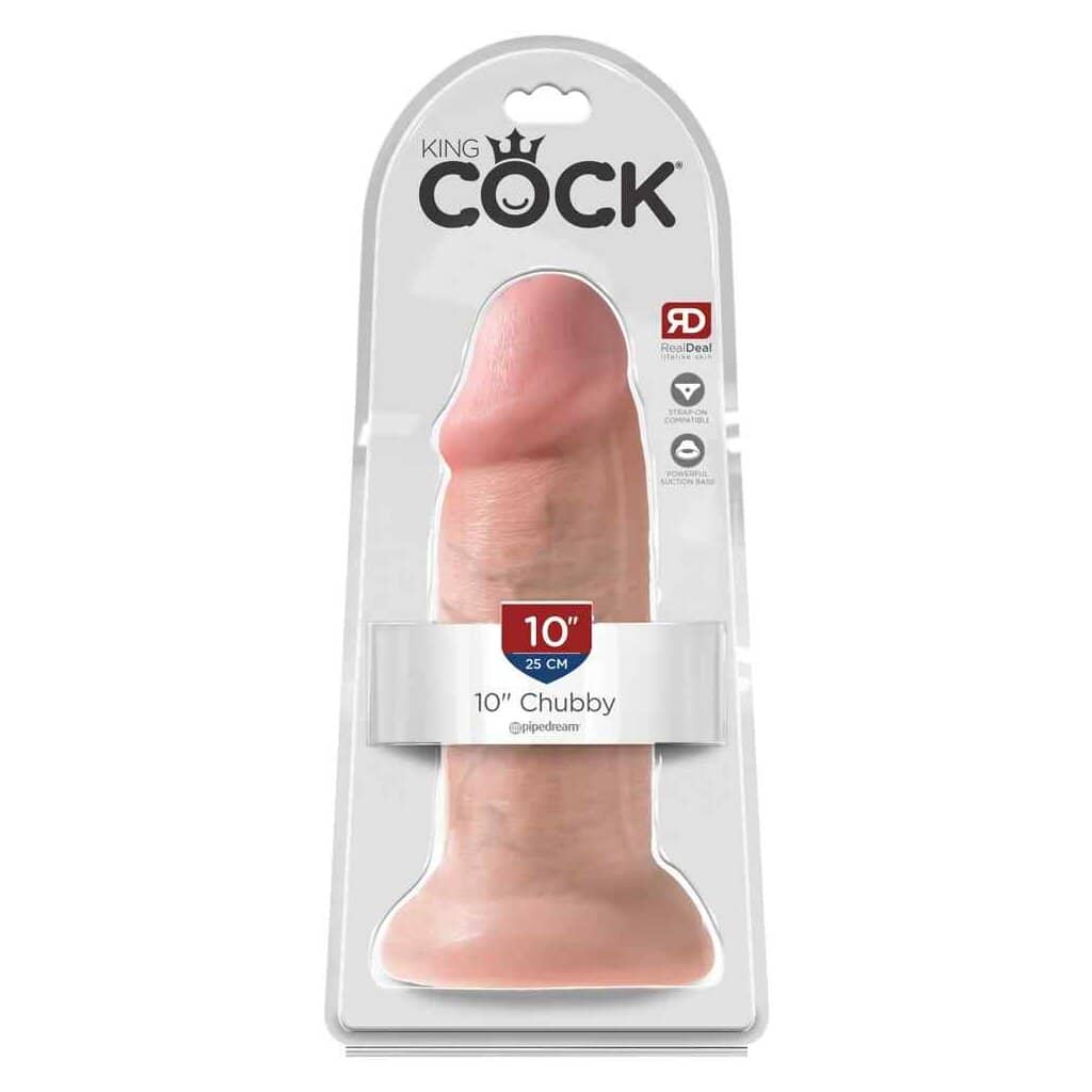 Gode ventouse large réaliste 25,4cm King Cock
