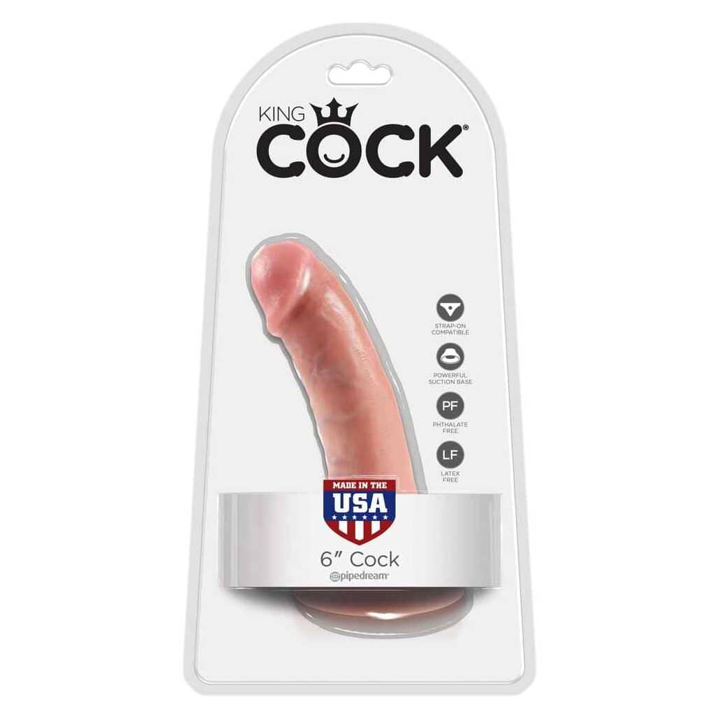 Gode ventouse 17cm King Cock 6"