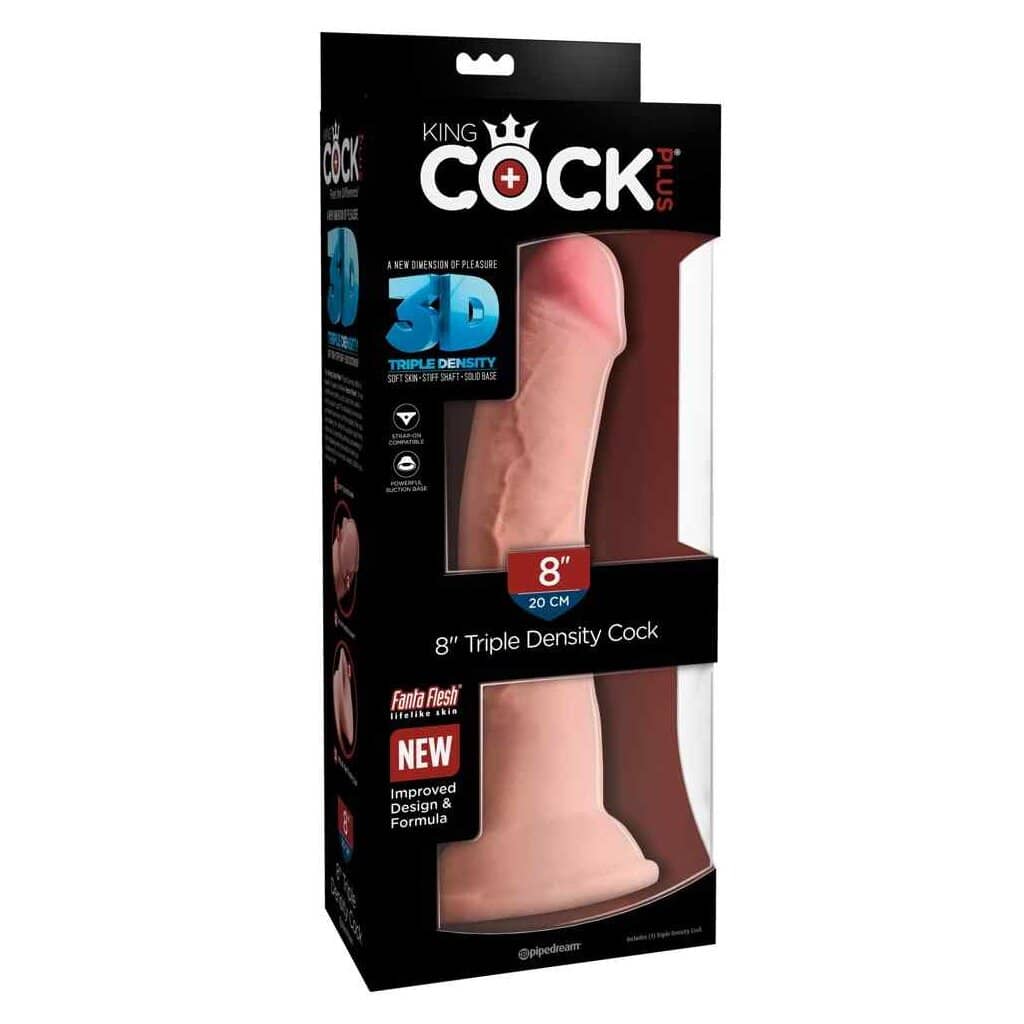 Gode ventouse 3D 24,1 cm 8" — King Cock Plus