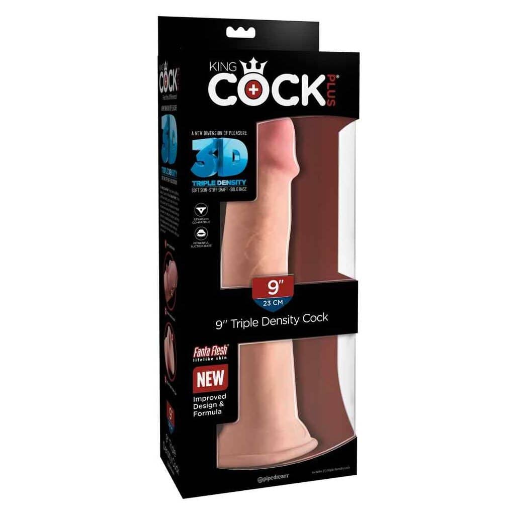 Gode Ventouse 3D 22,9cm 9" — King Cock Plus