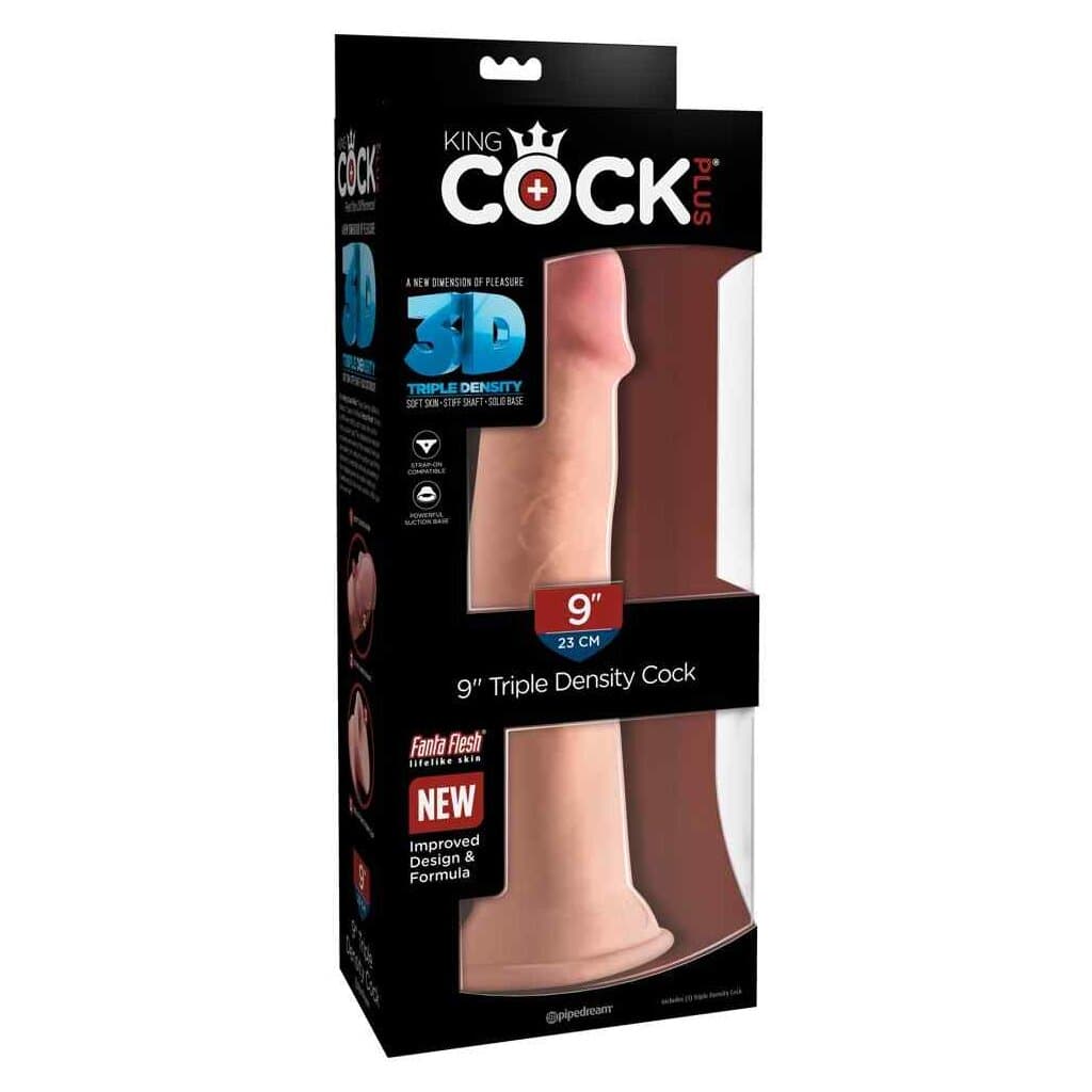 Gode Ventouse 3D 22,9cm 9"