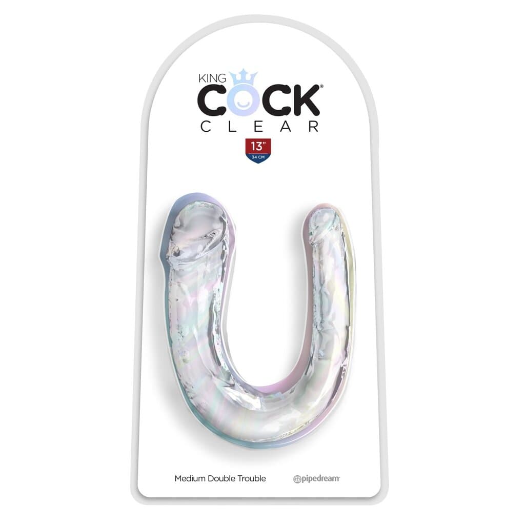 Dildo Double transparent 33cm - Image 1