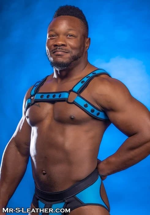 Harnais Bulldog Néoprène Bold Color — Mr. S Leather — visuel 1 sur 3
