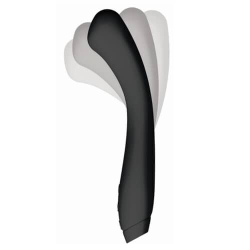 VIBROMASSEUR POINT G JUNO FLEX - NOIR — Je joue