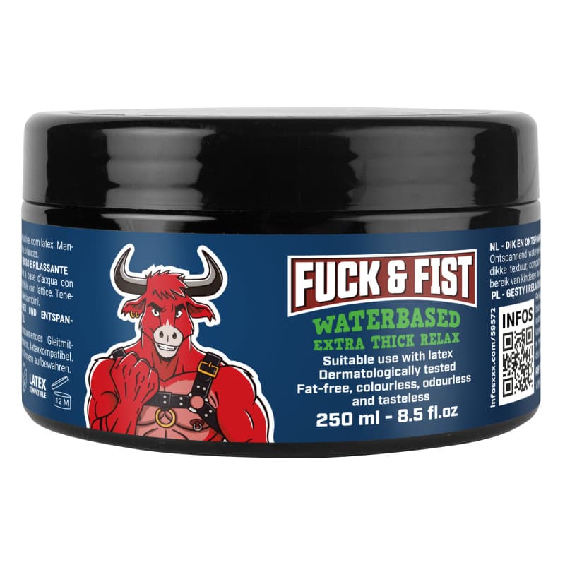 Lubrifiant épais Eau Fuck & Fist Extra Thick Relax 250ml — visuel 1 sur 2