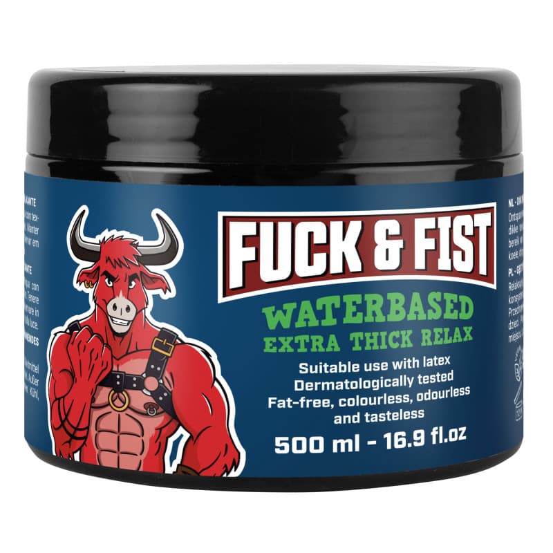 Lubrifiant épais Eau Fuck & Fist Extra Thick Relax 500ml — visuel 1 sur 2